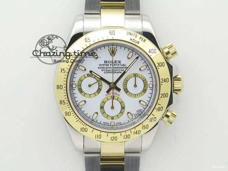 MiroTime 0307 Daytona 116589RBOW YG Rainbow Crystal BLF Best Edition Black Dial on YG Bracelet A ZeroBulk 3352